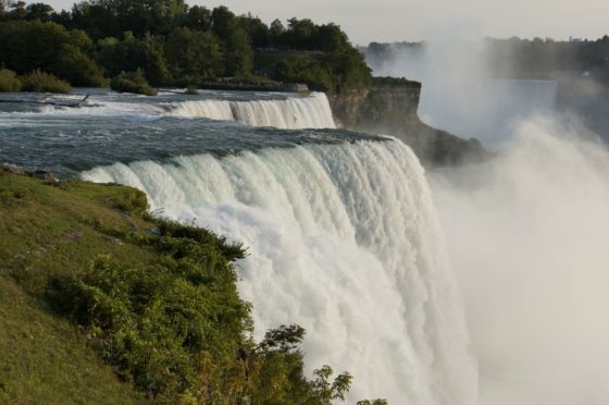 75,000 gallons of water falling over 150 ft per second.