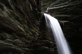 A waterfall in Watkins Glen