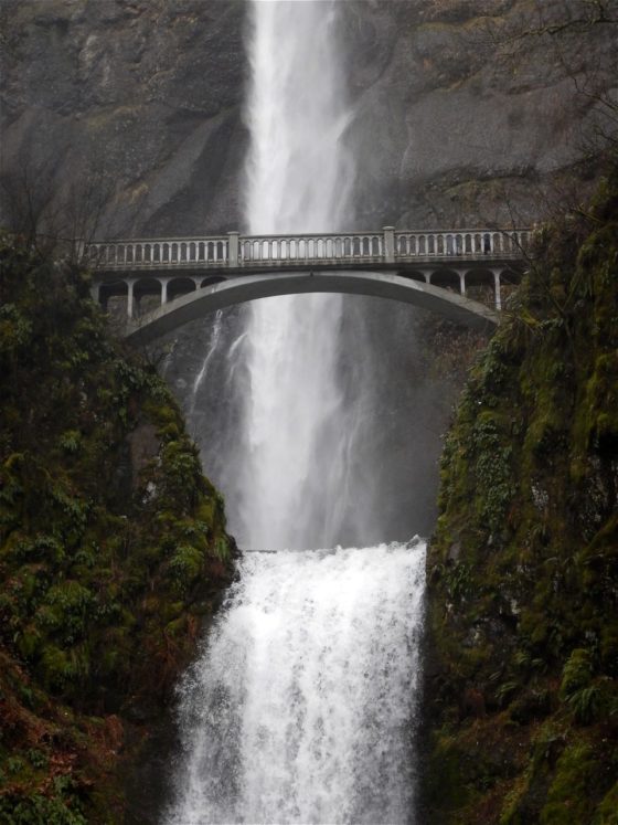 Multnomah Falls, the second tallest year-round waterfall in the United States!